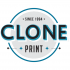 Image of the Clone print logo 